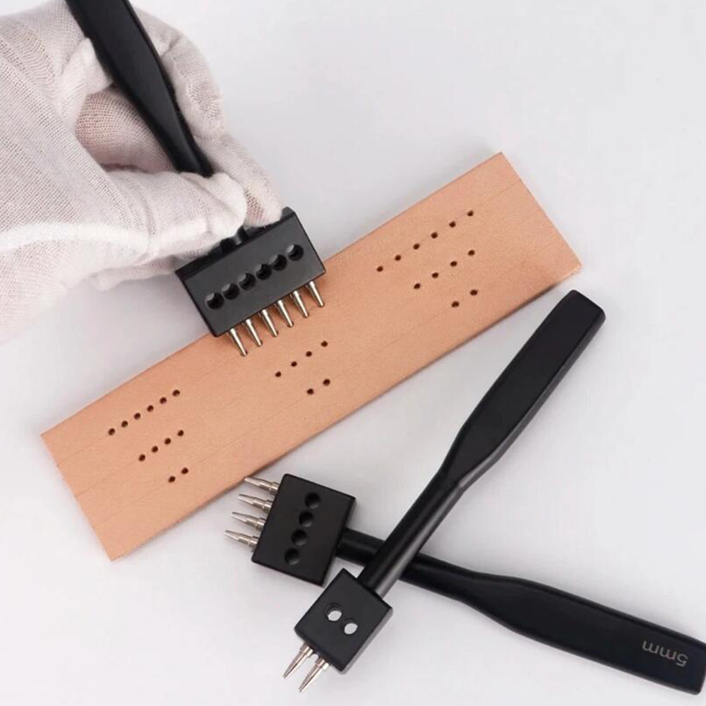 Leatherwork Punching Tool - Conjunto de ferramentas de perfuração de