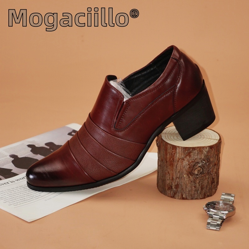 Leather Work Dress - Venda quente de couro masculino salto