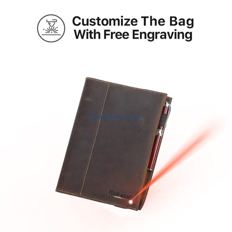 Leatherwork Plans - Capa diário portátil T3LB com páginas