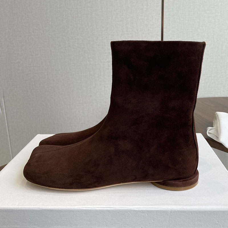 Leather Work For Kids - Chelsea botas femininas camurça fundo plano