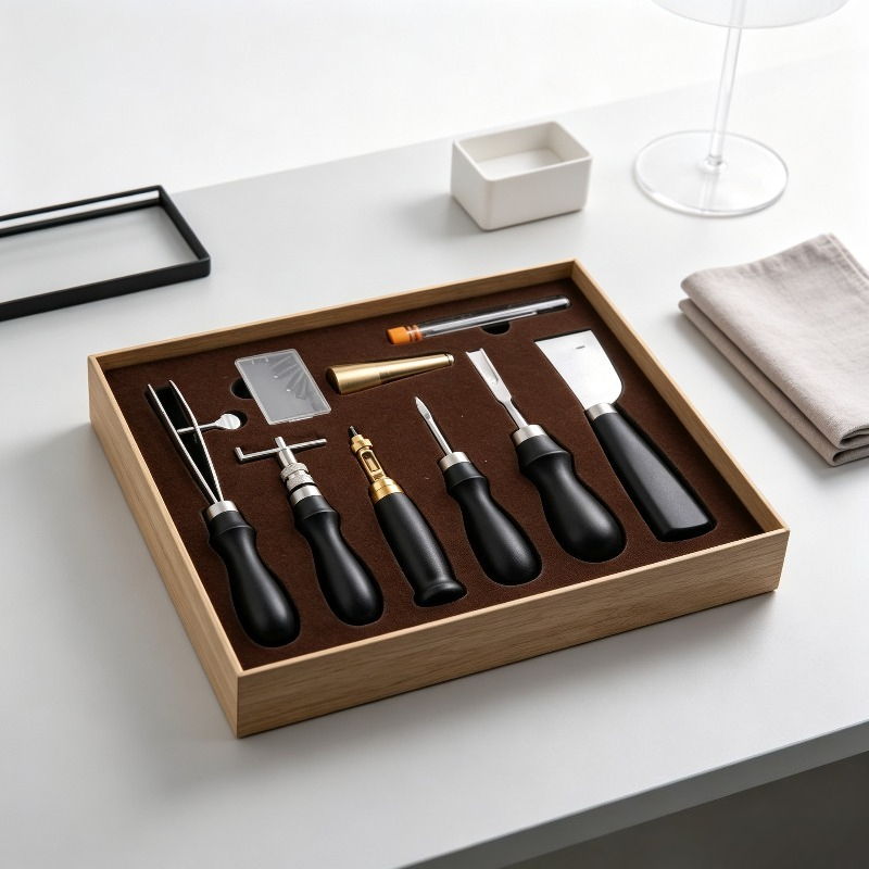 Leatherwork Kits For Beginners - Kit Completo de Costura Manual em