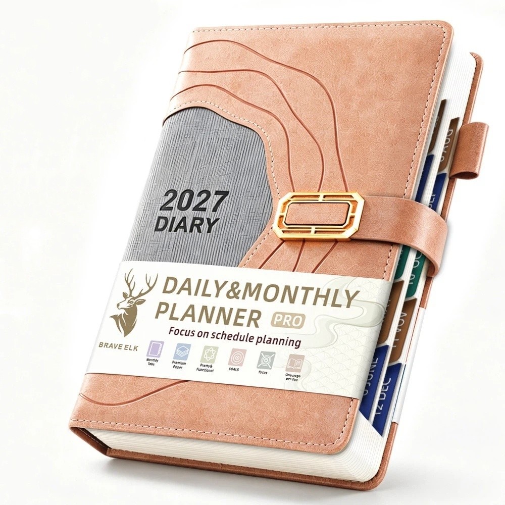Leatherwork Plans - Caderno de Planejamento Retrô 2027 com