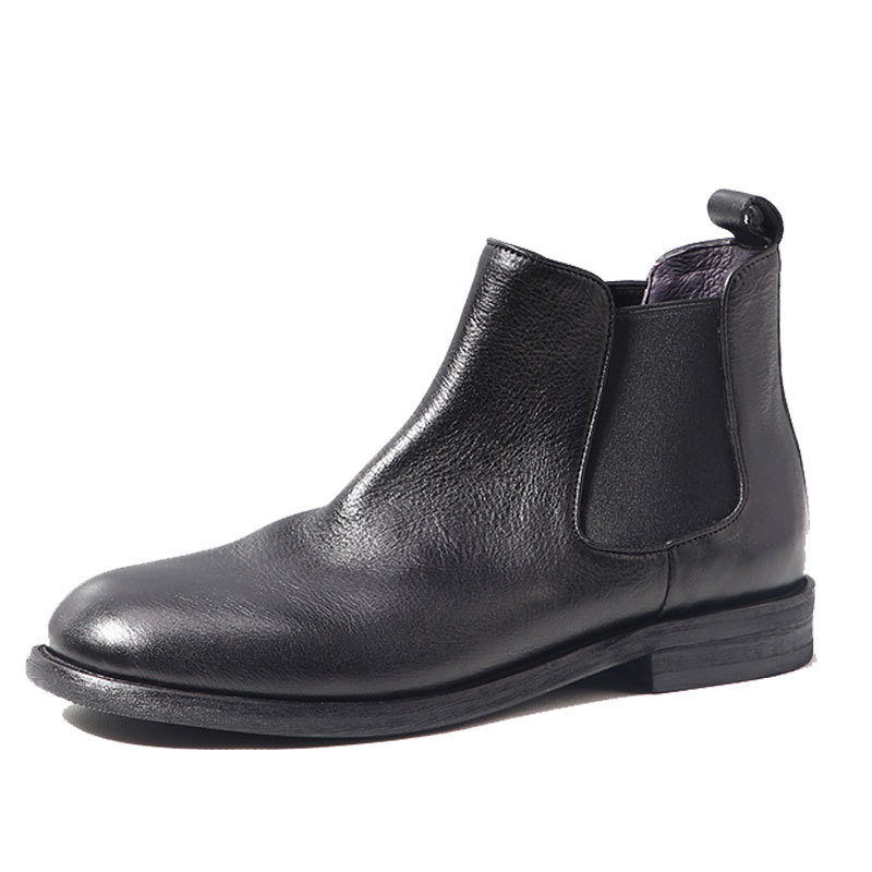 Leather Work Dress - Botas masculinas de alta qualidade, chelsea,