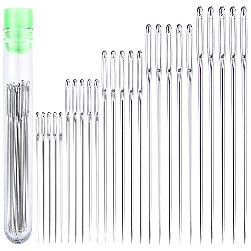 25 Agulhas de Costura Manual c - Leatherwork Hand Sewing Needles avaliação e preço