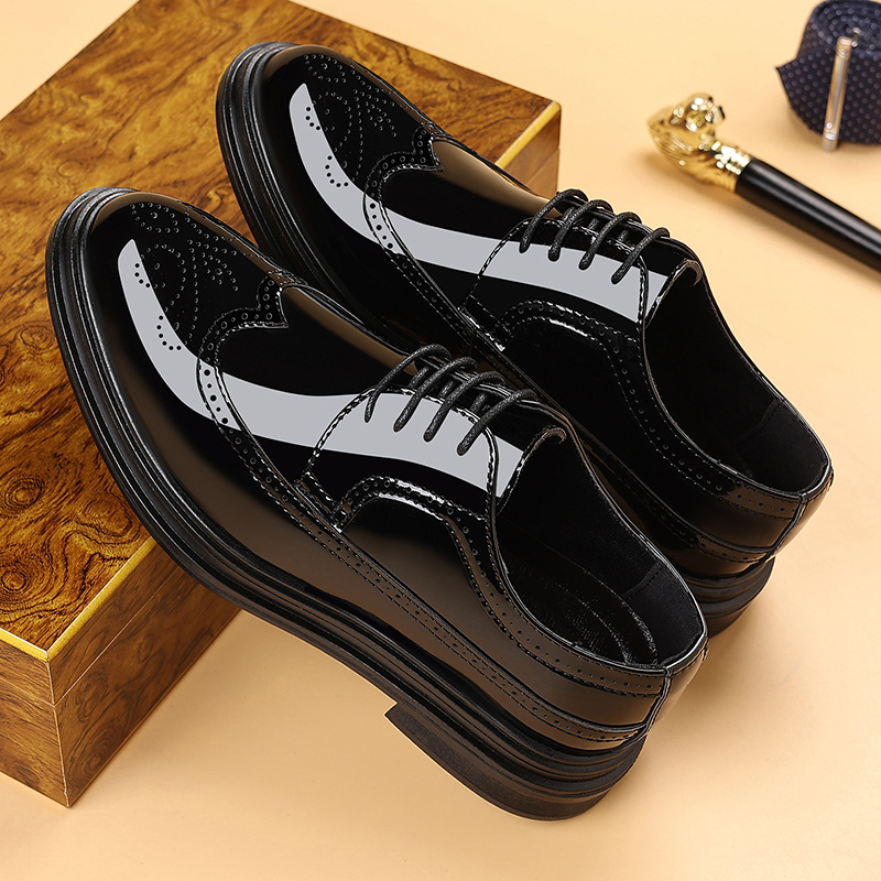 Sapatos masculinos de couro en - Leather Work Dress avaliação e preço