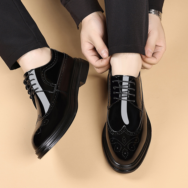 Sapatos masculinos de couro en - Leather Work Dress avaliação e preço