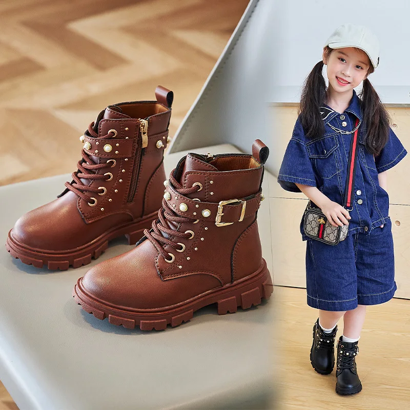 Botas Curtas de Trabalho para  - Leather Work For Kids avaliação e preço