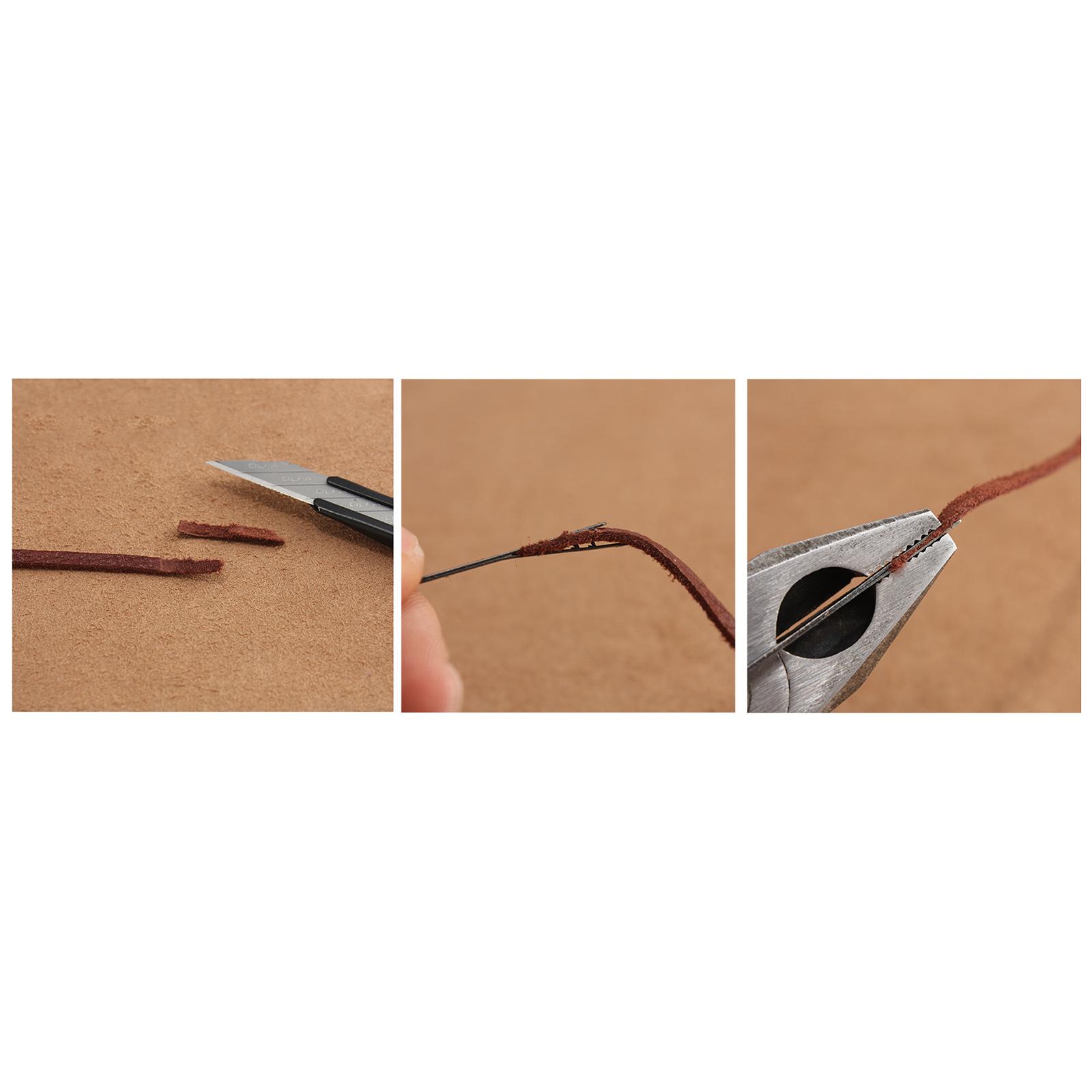 Kit de Agulhas de Metal Duráve - Leatherwork Hand Sewing Needles avaliação e preço