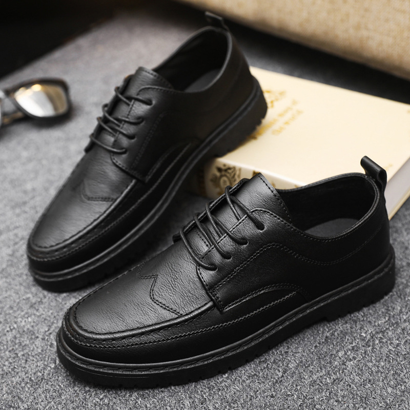 Sapatos casuais masculinos de  - Leather Work Dress avaliação e preço