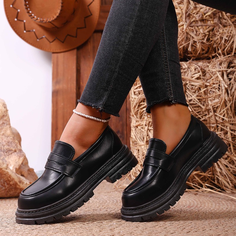Mocassins de couro marrom femi - Leather Work Dress avaliação e preço