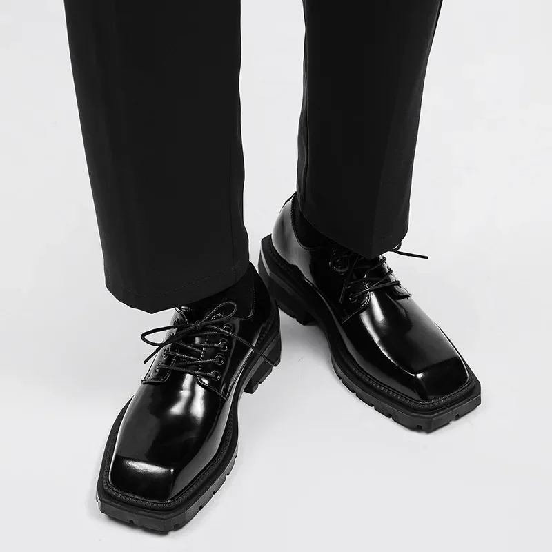 Sapatos masculinos novos sapat - Leather Work Dress avaliação e preço