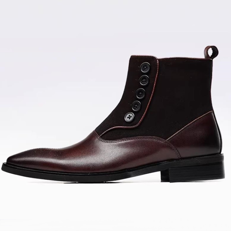 Botas Chelsea Masculinas de Co - Leather Work Dress avaliação e preço