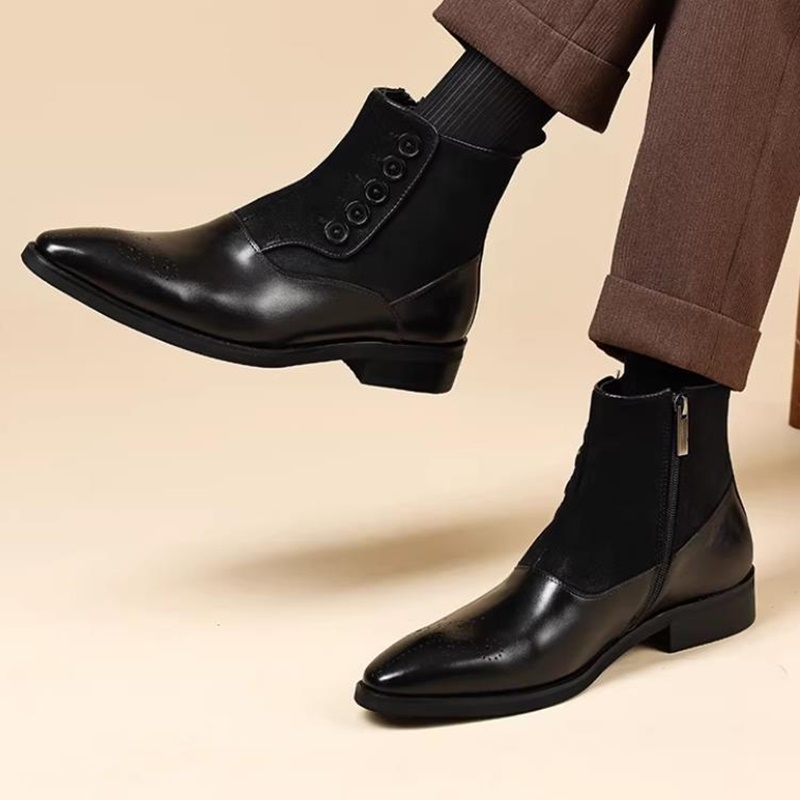 Botas Chelsea Masculinas de Co - Leather Work Dress avaliação e preço
