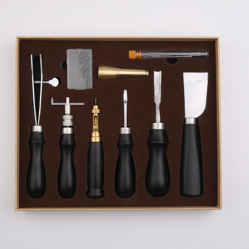 Kit Completo de Costura Manual - Leatherwork Kits For Beginners avaliação e preço