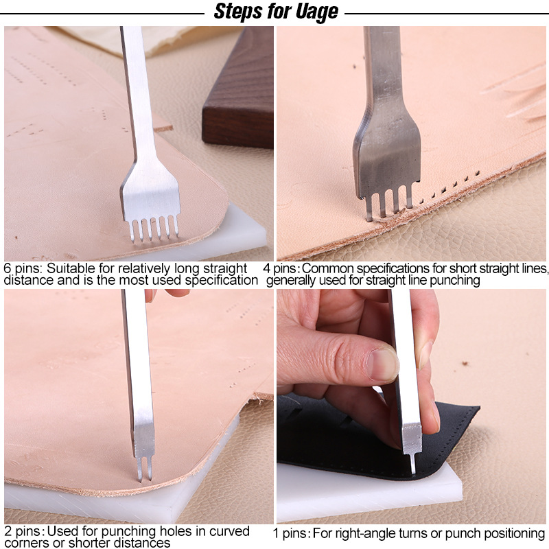 1 pçs ferramenta de perfuração - Leatherwork Punching Tool avaliação e preço