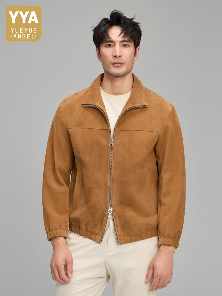 Jaqueta de couro de camurça na - Leather Work For Kids avaliação e preço