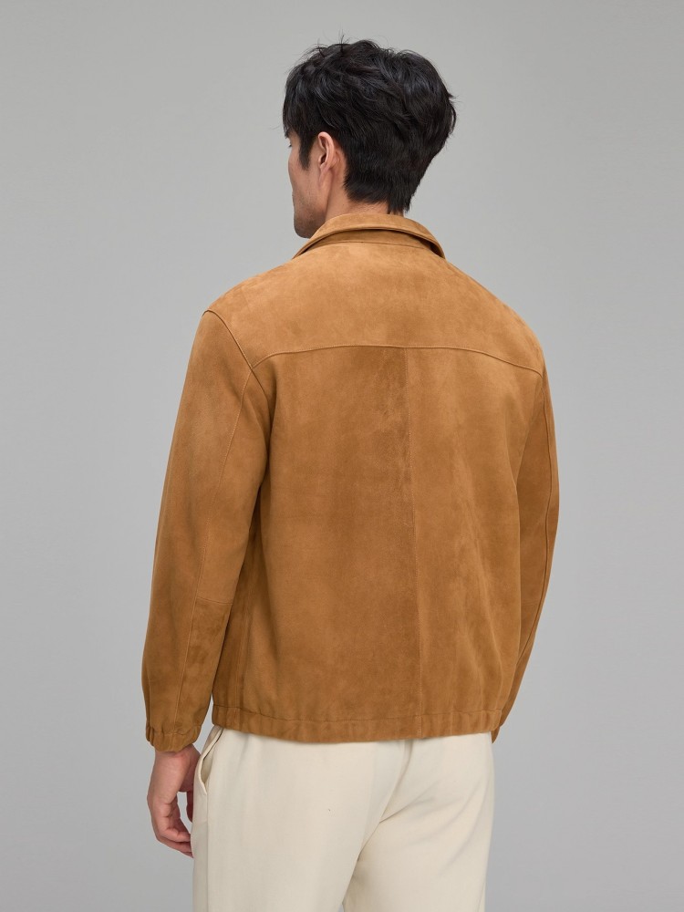Jaqueta de couro de camurça na - Leather Work For Kids avaliação e preço