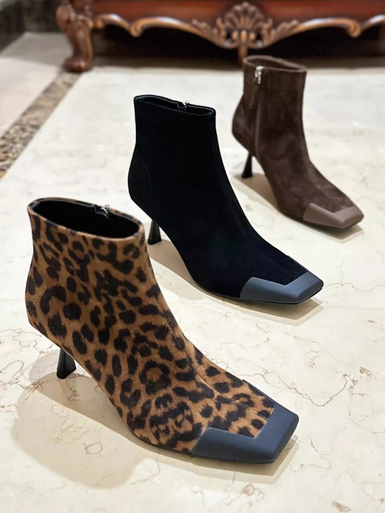Moda feminina dedo do pé quadr - Leather Work For Kids avaliação e preço