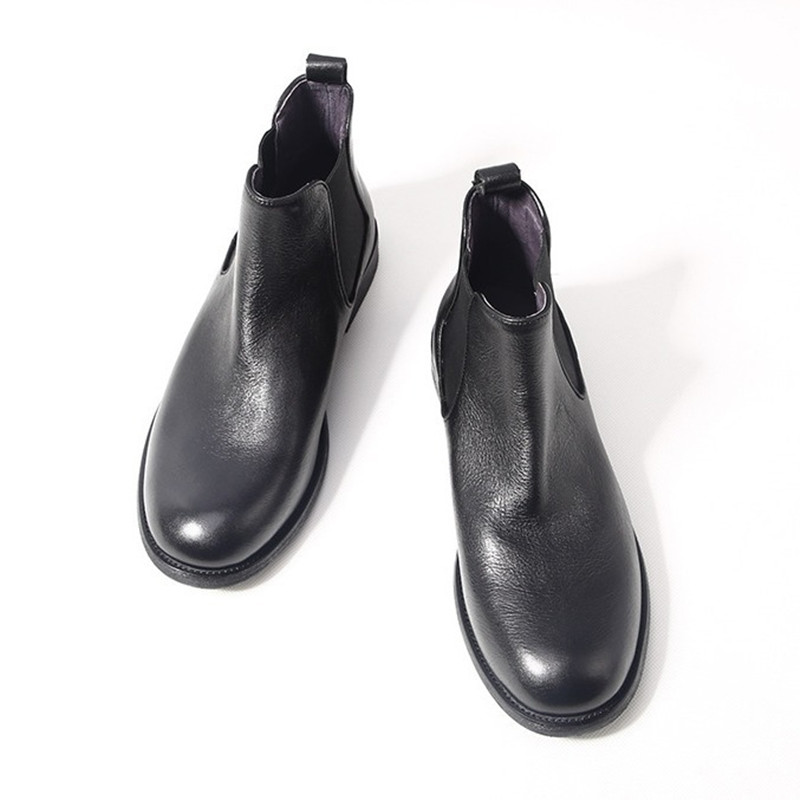 Botas masculinas de alta quali - Leather Work Dress avaliação e preço