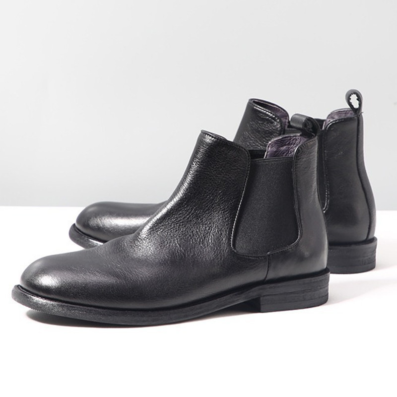 Botas masculinas de alta quali - Leather Work Dress avaliação e preço